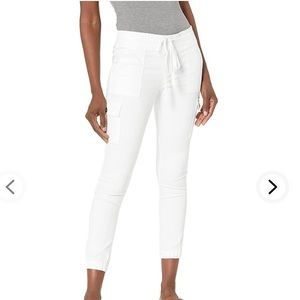 VIP White Drawstring Cargo Pants